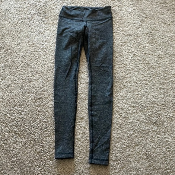 lululemon athletica Pants - Lululemon Size 4 Brushed Wunder Under Pants Herringbone